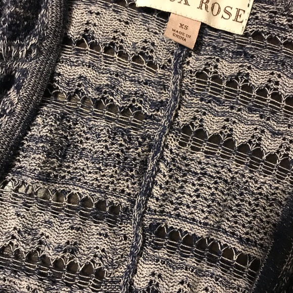 Blue and white duster cardigan - Picture 2 of 2